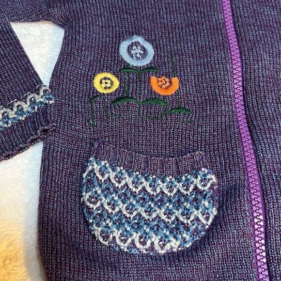 Vintage Baby Tirol Cardigan Wool Blend Nature Lovers Size 18 Months Unisex - Picture 2 of 8